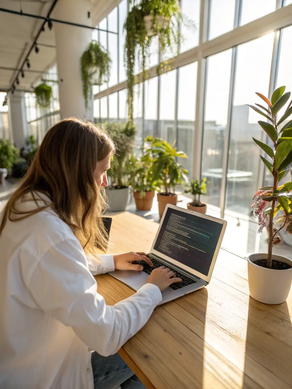 Illustration of a person receiving a unique referral link on their laptop, symbolizing the first step to earning with LinkBoost.